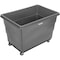 Global Industrial 20 Bushel Plastic Bulk Box Truck, Steel Chassis Base, Gray, 50-2/5L x 34-3/5W x 35-3/5H 800316GY - alternate 3